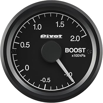 Amazon.co.jp: ピボット(Pivot) GT GAUGE-52 ブースト計 ホワイト照明